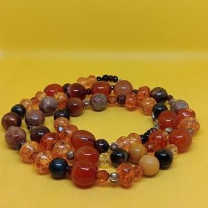 Elegant Multi-Color Beaded Necklace